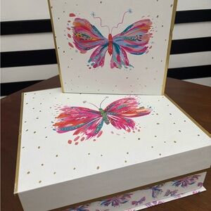 Colorful Butterfly Decorative Box